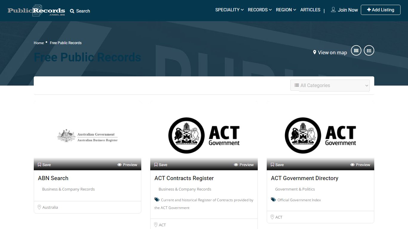 Free Public Records in Australia - Free Online Search